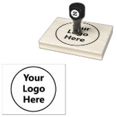 Creëer Grote bedrijven Stempel Uw Logo hier upload (Gestempeld)