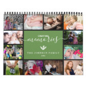 Creëer herinneringen 2025 foto's kalender (Hoes)