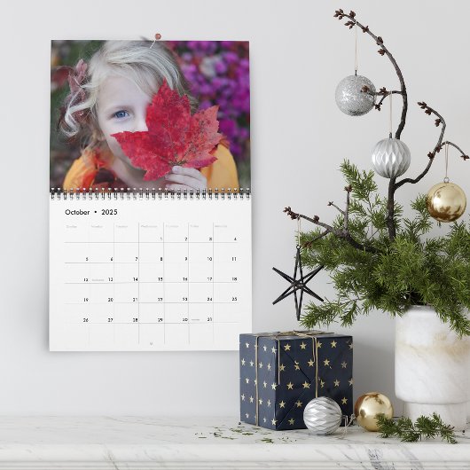 Creëer herinneringen 2025 foto's kalender