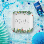 Creëer herinneringen aan de boom papieren bordje (Feest)