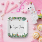 Creëer herinneringen aan de boom papieren bordje (Feest)