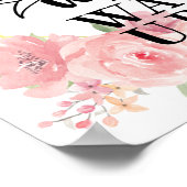 Creëer het leven dat je niet kunt wachten om wakke poster (Hoek)