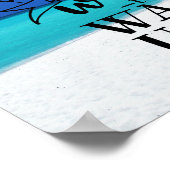 Creëer het leven dat je niet kunt wachten om wakke poster (Hoek)