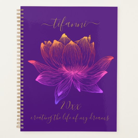 Creëer het leven van mijn droomlozenklozer planner (Voorkant)