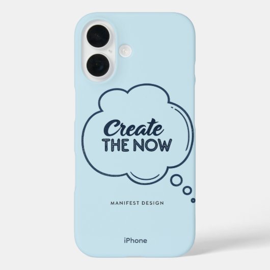 Creëer het Nu - iPhone 16 Hoesje (Achterkant)