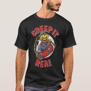 Creëer het Real Scarecrow Riding op Skateboard T-shirt