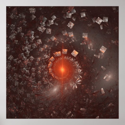 "Creëer Holografisch universum 2" Poster (Voorkant)