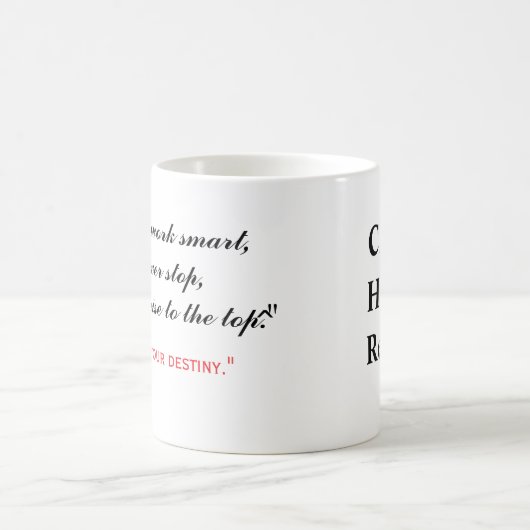 Creëer. Hustle. Repeat Design Coffee Mok (Center)