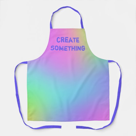 Creëer Iets Colorful Gradient Schort (Voorkant)