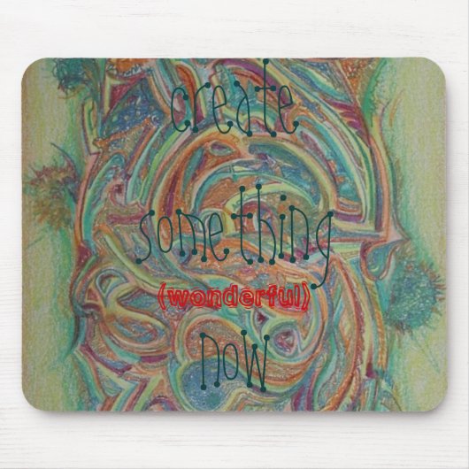 creëer iets nu muismat (Voorkant)