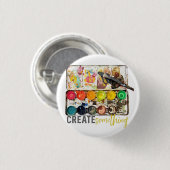 Creëer Iets volgen Ronde Button 3,2 Cm (Voorkant /achterkant)