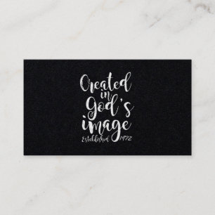 Creëer in het Afbeelding van God 1972 50ste verjaa Visitekaartje