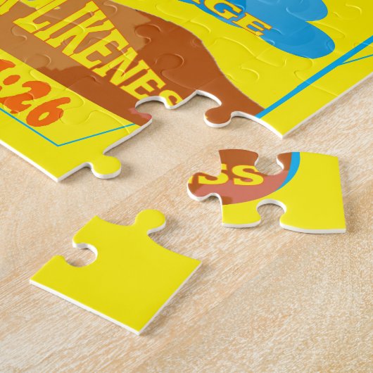 Creëer in hun Afbeelding - Overmaatse stukken jigz Legpuzzel (Zijkant)