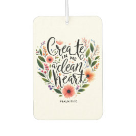 Creëer in Me a Clean Heart bloemenspel Luchtverfrisser