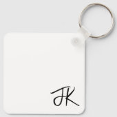 Creëer in Me a Clean Heart bloemenspel Sleutelhanger (Achterkant)