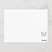 Creëer in me een schoon hart, O God Psalm 51:10 PC Briefkaart (Achterkant)