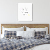 Creëer in me een schoon hart | WATERVERF Canvas Afdruk (Insitu (Slaapkamer))