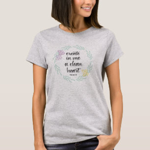 Creëer in me een schoon hart WATERVERF T-shirt