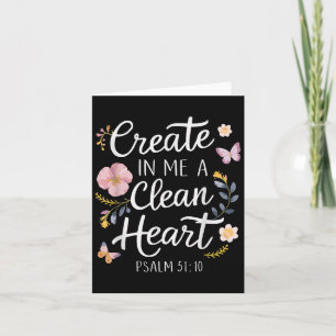 Creëer in mij een rein hart _ Psalm 51_10 Kaart