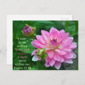 Creëer in mij een schoon hart briefkaart (Voorkant / Achterkant)