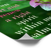 Creëer in mij een schoon hart poster (Hoek)