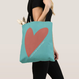 Creëer in mij een zuivere Heart Bible Christelijke Tote Bag