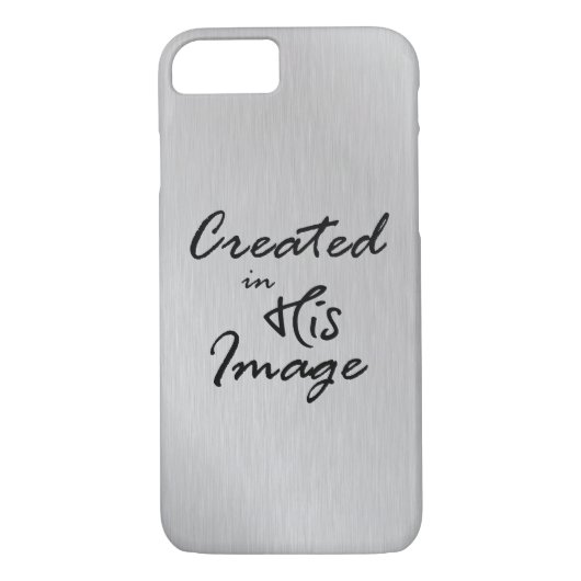Creëer in Zijn Afbeelding Christelijke Citaat Case-Mate iPhone Case (Achterkant)