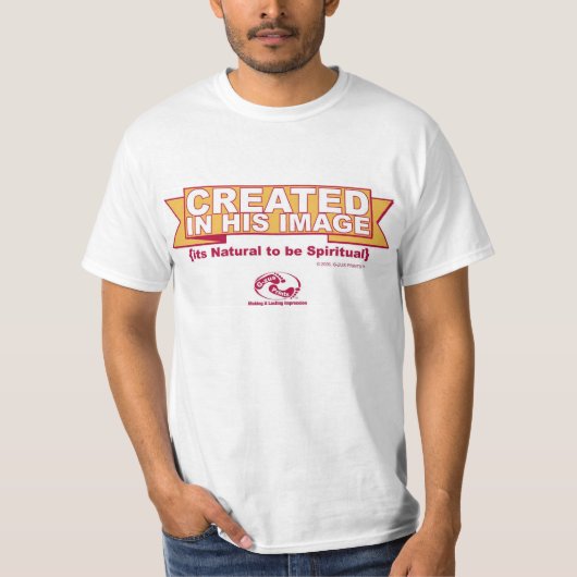 CREËER IN ZIJN AFBEELDING T-SHIRT (Voorkant)