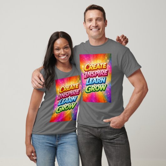 Creëer Inspireer Leer Groei T-shirt (Unisex)