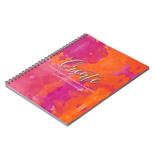 Creëer Inspirerend ontwerp Notitieboek (Linkerzijde)