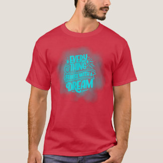 Creëer Inspirerende Verhaal Positieve Motivatie va T-shirt