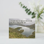 Creëer It Quote op de foto Briefkaart (Staand voorkant)