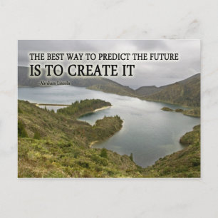 Creëer It Quote op de foto Briefkaart
