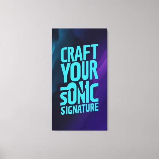 Creëer je akoestische identiteit canvas afdruk (Voorkant)