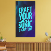 Creëer je akoestische identiteit canvas afdruk (Insitu (Woonkamer))