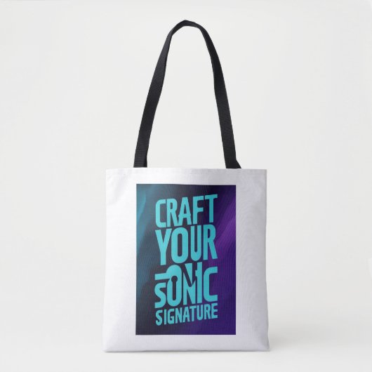 Creëer je akoestische identiteit tote bag (Voorkant)