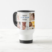 Creëer Je beste pawpaw ooit 9 Fotocollage Reisbeker (Voorkant links)