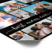 Creëer Je eigen 11 foto Collage Beste mama ooit Poster (Hoek)