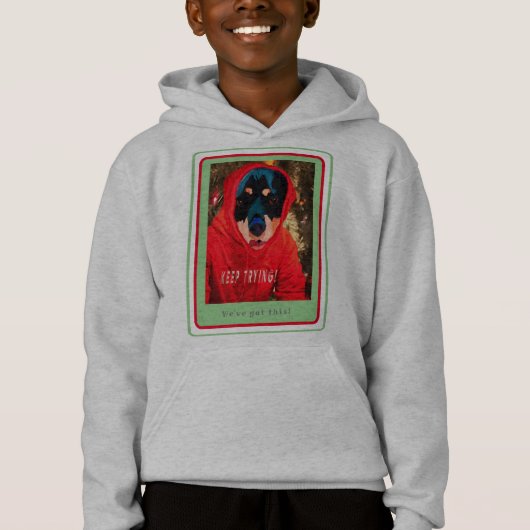 Creëer je eigen 1-fotoshirt Hoodie (Voorkant)