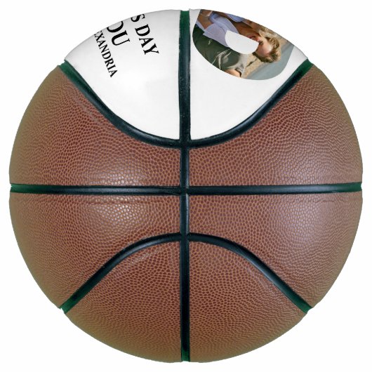 Creëer je eigen 3 fotocollage Happy Fathers dag Basketbal (Rechts)