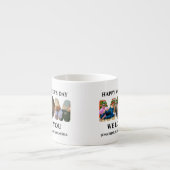 Creëer je eigen 3 fotocollage Happy Mothers dag Espresso Kop (Voorkant)