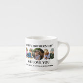 Creëer je eigen 3 fotocollage Happy Mothers dag Espresso Kop (Rechts)