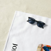 Creëer je eigen 3 fotocollage Happy Mothers dag Strandlaken (In situ)