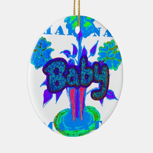 Creëer je eigen aangename aangename luxe Baby Keramisch Ornament (Rechts)