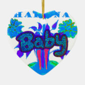 Creëer je eigen aangename aangename luxe Baby Keramisch Ornament (Voorkant)