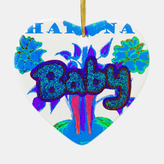 Creëer je eigen aangename aangename luxe Baby Keramisch Ornament (Voorkant)