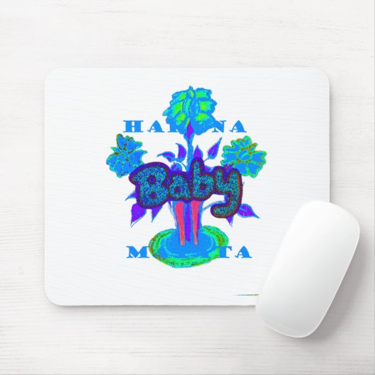 Creëer je eigen aangename aangename luxe Baby Muismat (Met muis)