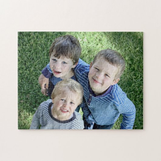 Creëer je eigen aangepaste foto legpuzzel (Horizontaal)