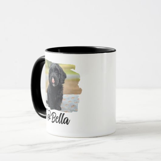 Creëer je eigen aangepaste foto mok (Voorkant links)