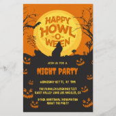 Creëer je eigen aangepaste Halloween Party Flyer (Voorkant)